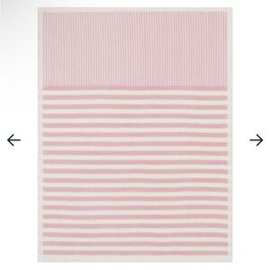ChappyWrap Sweet Pea Stripe Blush Mini Blanket